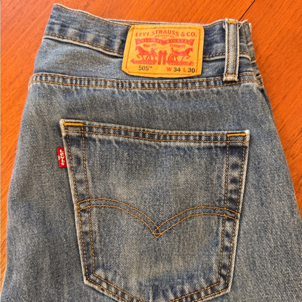 Levi's Light Blue Straight Leg Jeans